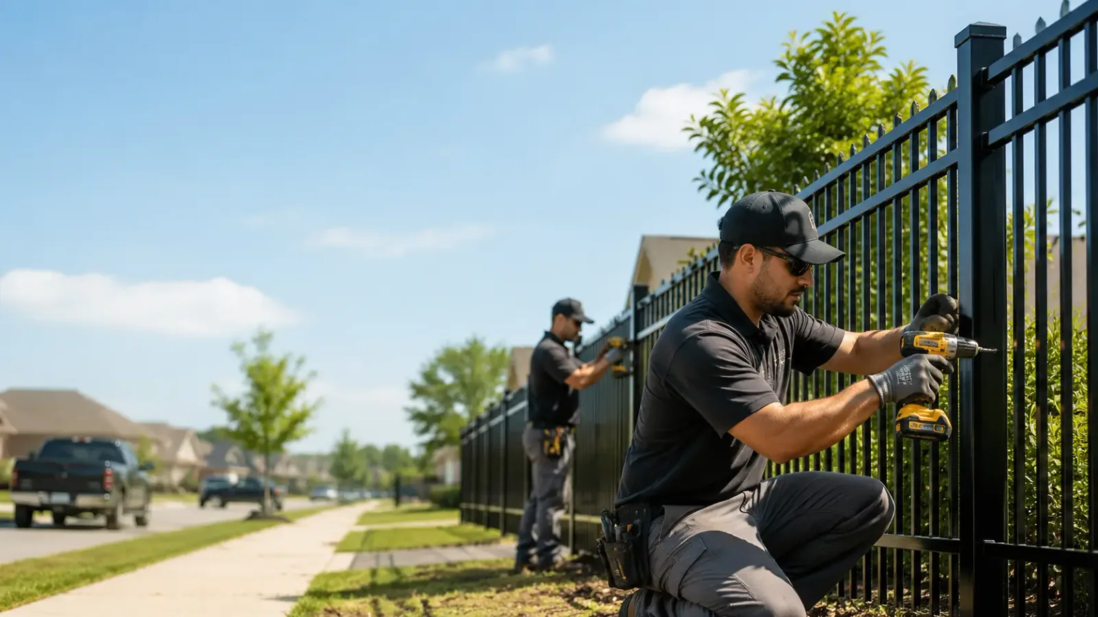 Metal Fence Installation in Akron, NY